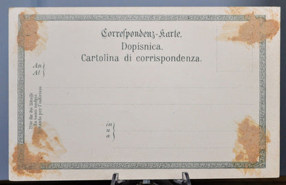 1900s Medvea-Schlucht, Lovrana, Croatia Raoul Frank Artist Postcard - Ottmar Zieher Publisher - Antique Medveja Gorge Croatian Postcard