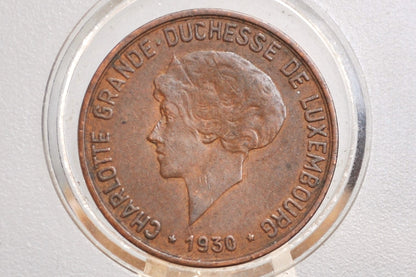 1930 Luxembourg 10 Centimes - Great Condition - Grand Duchy of Luxembourg 1930 - Great Coin for Collections or Jewelry!