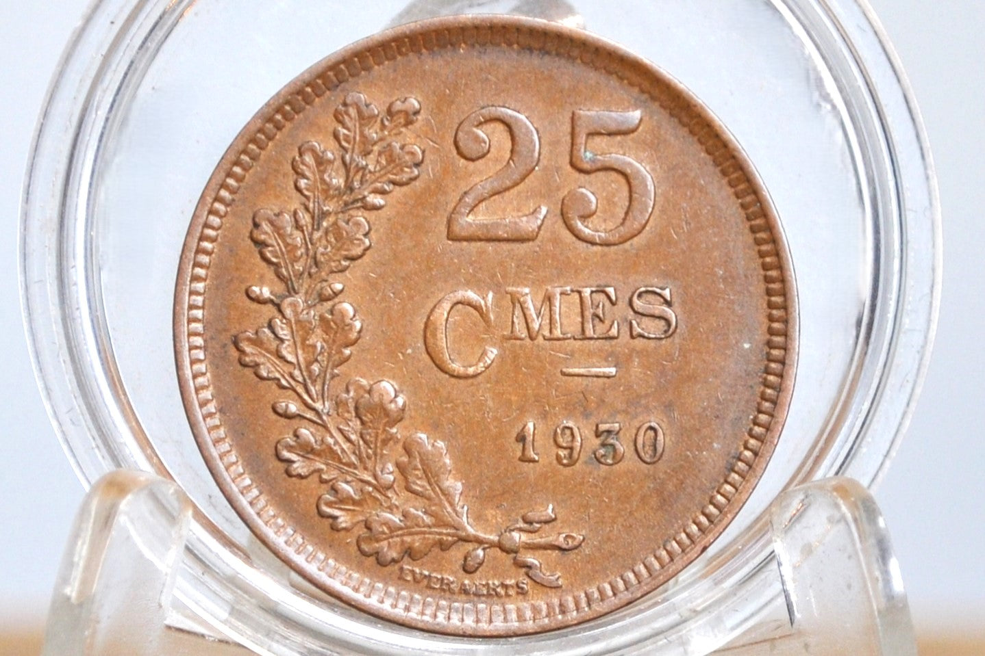 1930 Luxembourg 25 Centimes - Great Condition - Grand Duchy of Luxembourg - Great Coin for Collections or Jewelry!