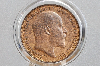 1902 Farthing Great Britain - Uncirculated - UK Farthing 1902 - Bronze