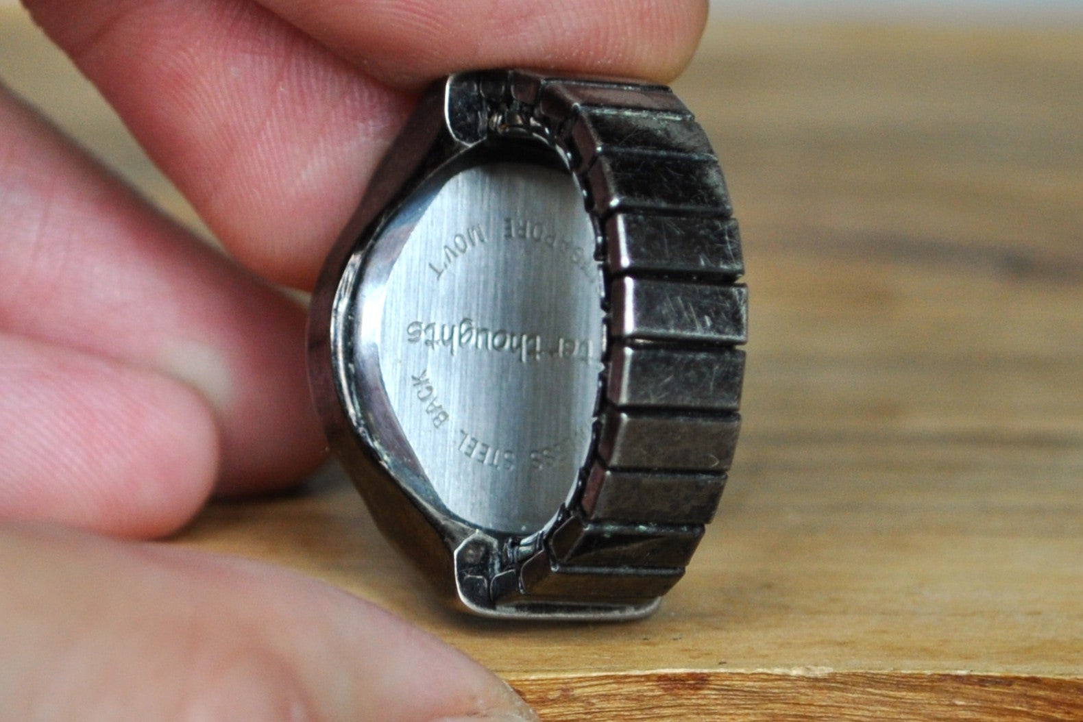 Unique Afterthoughts Ring Watch - Base Size 7 (Expandable