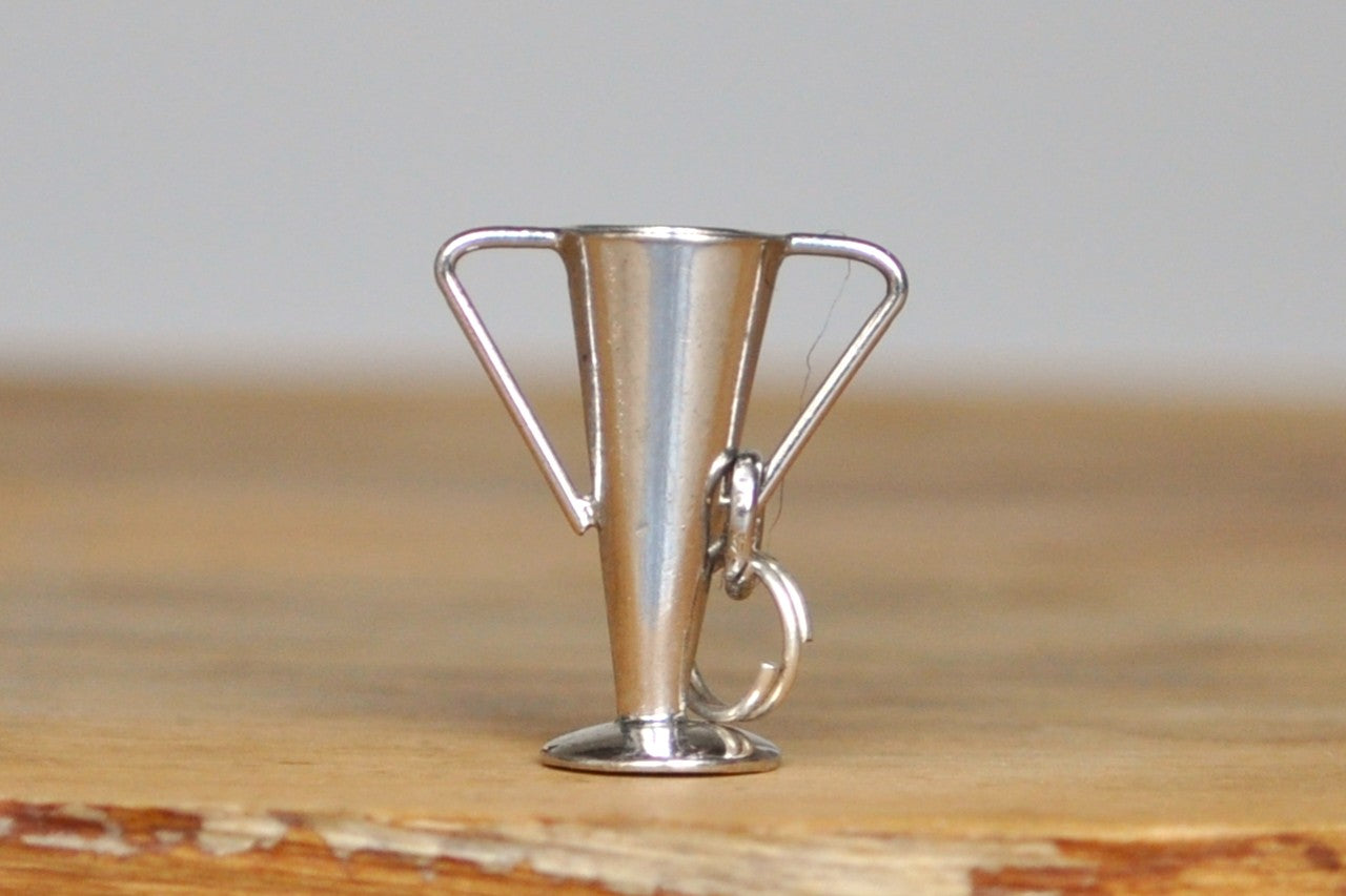 Sterling Silver Trophy Charm - Tested Sterling Silver - Trophy Cup Charm