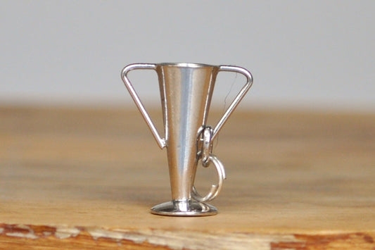 Sterling Silver Trophy Charm - Tested Sterling Silver - Trophy Cup Charm