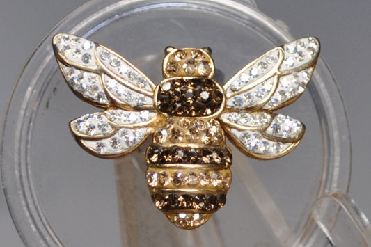 Sterling Silver Bumble Bee Pendant - Antique Bee Pendant - Silver Bee Charm