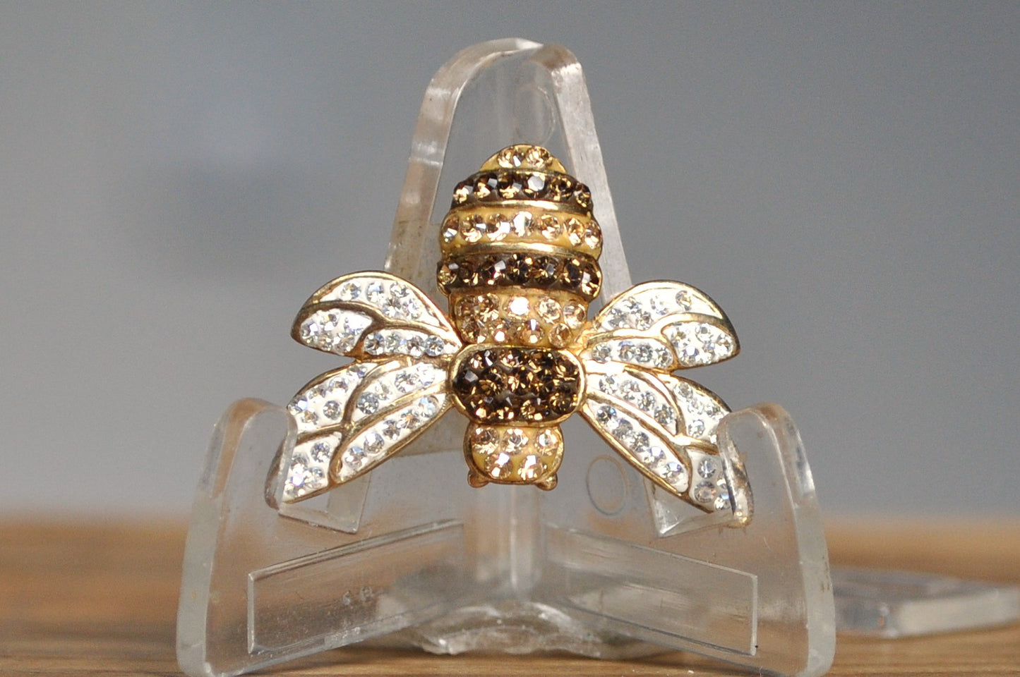 Sterling Silver Bumble Bee Pendant - Antique Bee Pendant - Silver Bee Charm