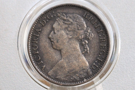 1890 Farthing Great Britain - XF - UK Farthing 1890 - Queen Victoria Young Head