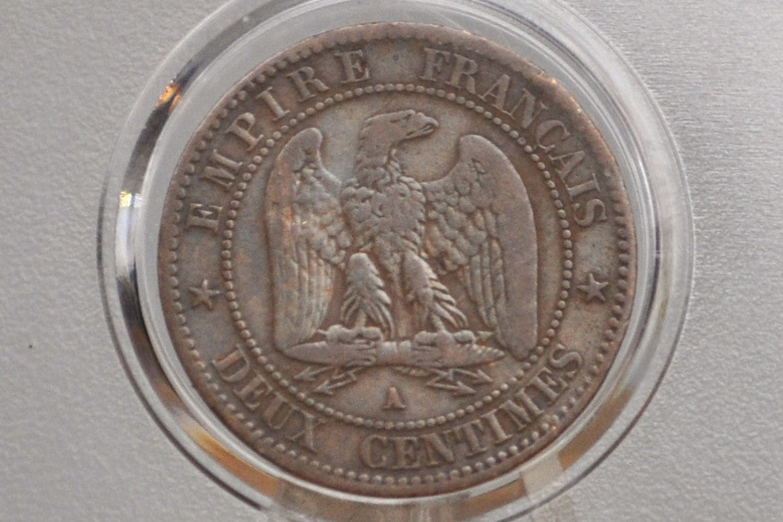 1861A 2 Centimes France - Great Condition - Deux Centimes 1861 A France, Napoleon III