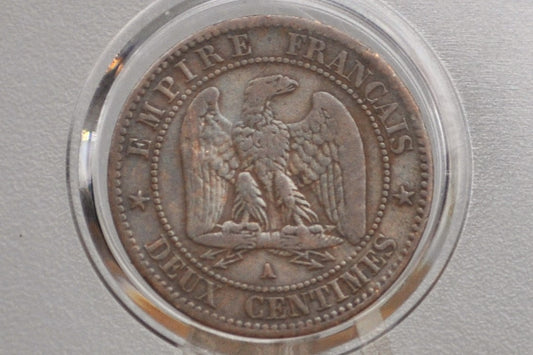 1861A 2 Centimes France - Great Condition - Deux Centimes 1861 A France, Napoleon III