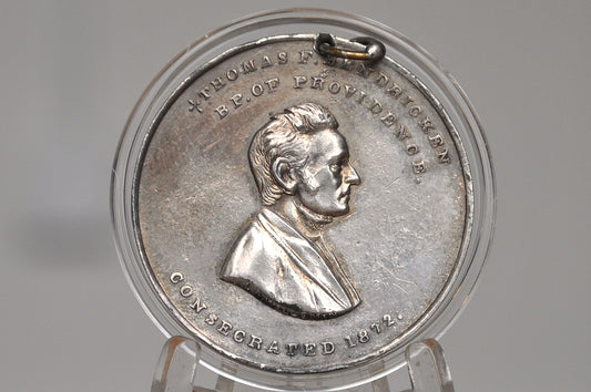 Thomas Francis Hendricken Providence Commemorative Medallion - 1st Bishop of Providence Thomas Hendricken Medallion