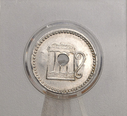 Antique Beer Trade Token - Beer JK Token - Vintage German Beer Token