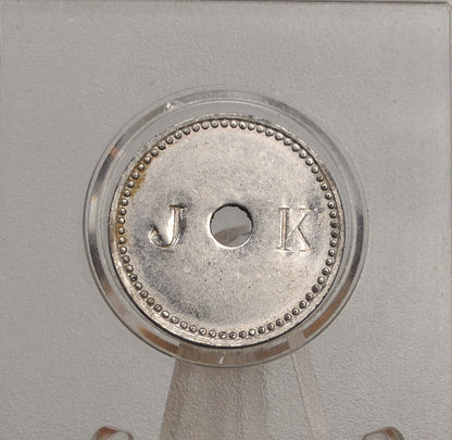 Antique Beer Trade Token - Beer JK Token - Vintage German Beer Token