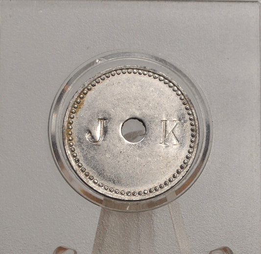 Antique Beer Trade Token - Beer JK Token - Vintage German Beer Token