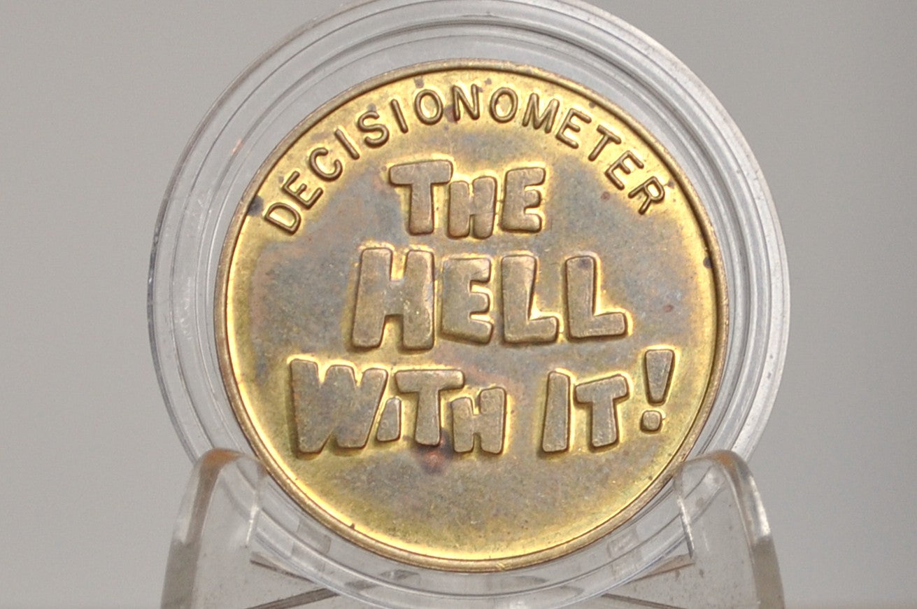 The Decisionometer Flip Token - CA Pure Aire Decisionometer Token