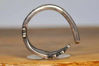 Rogers & Hamilton Bent Spoon Ring - Size 10 - Stamped and Tested Sterling Silver - Silverware Jewelry
