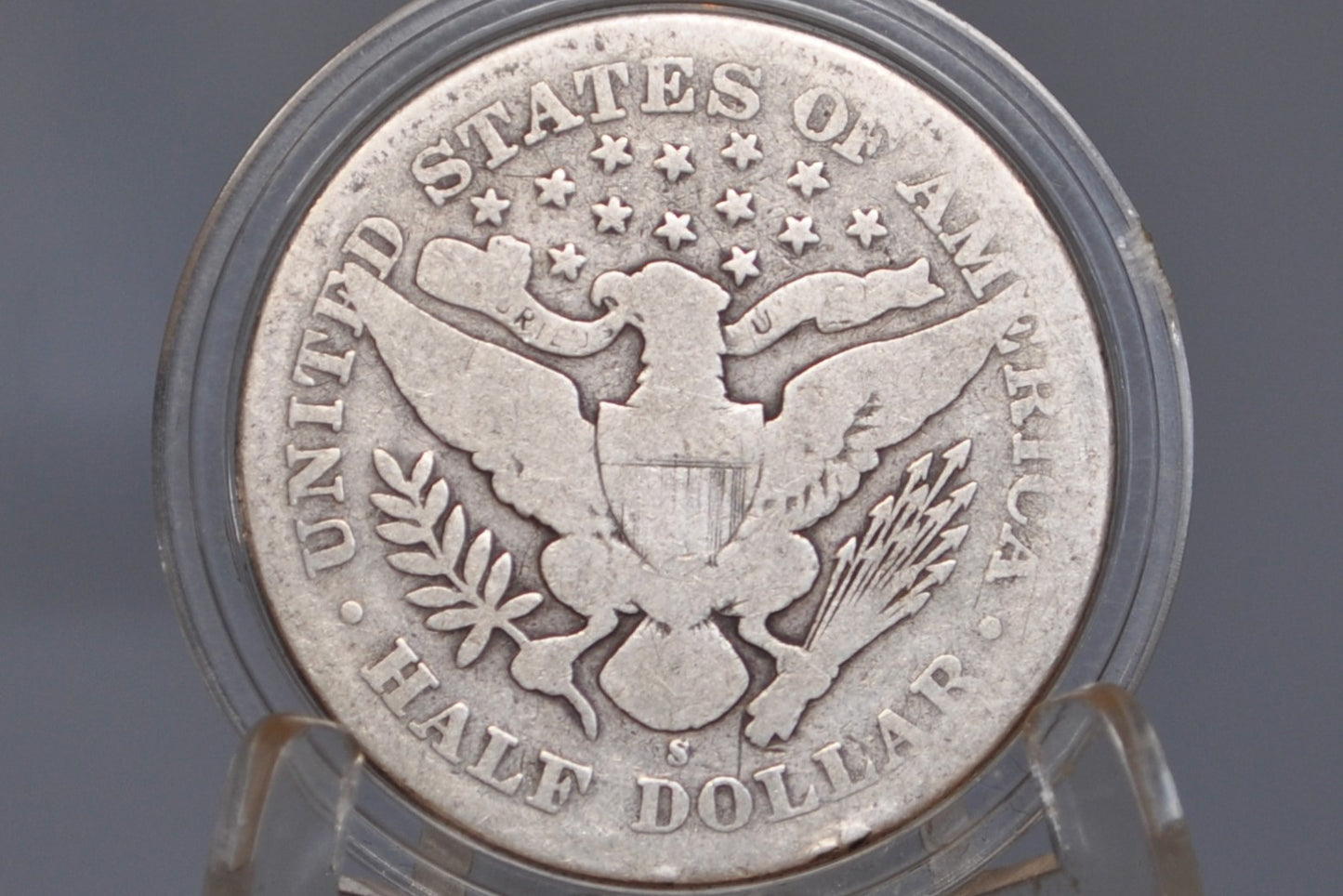 1895-S Barber Half Dollar - G (Good) Grade / Condition  - 1895S Barber Silver Half Dollar - 1895 P Half Dollar - 1895 Barber Half