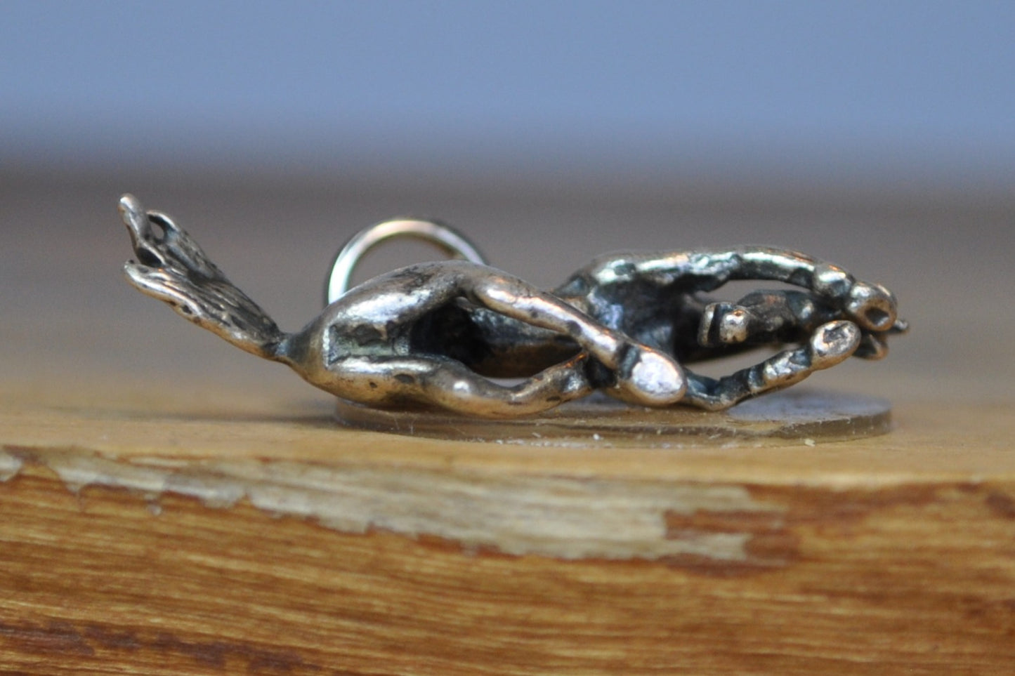 Silver Bucking Bronco Charm - Tested Sterling Silver - Bronco Charm - Horse Charm