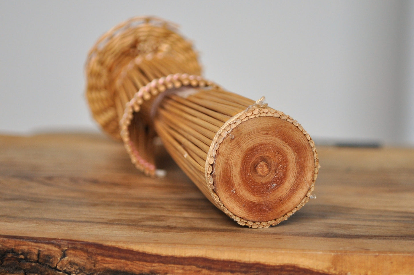 Antique Woven Straw Doll 1970s - 1970s Korean Vintage Woven Doll