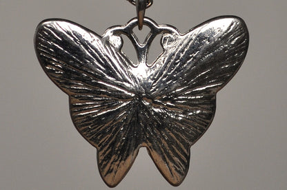 Butterfly Abalone Shell Necklace - Butterfly charm Necklace with Abalone Shell Inlay