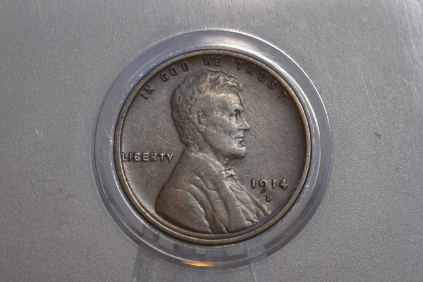 1914-D Wheat Penny - Key Date - XF Grade / Condition - 1914D Wheat Ear Cent - World War I Era Coin - 1914 D Lincoln Cent - Authentic