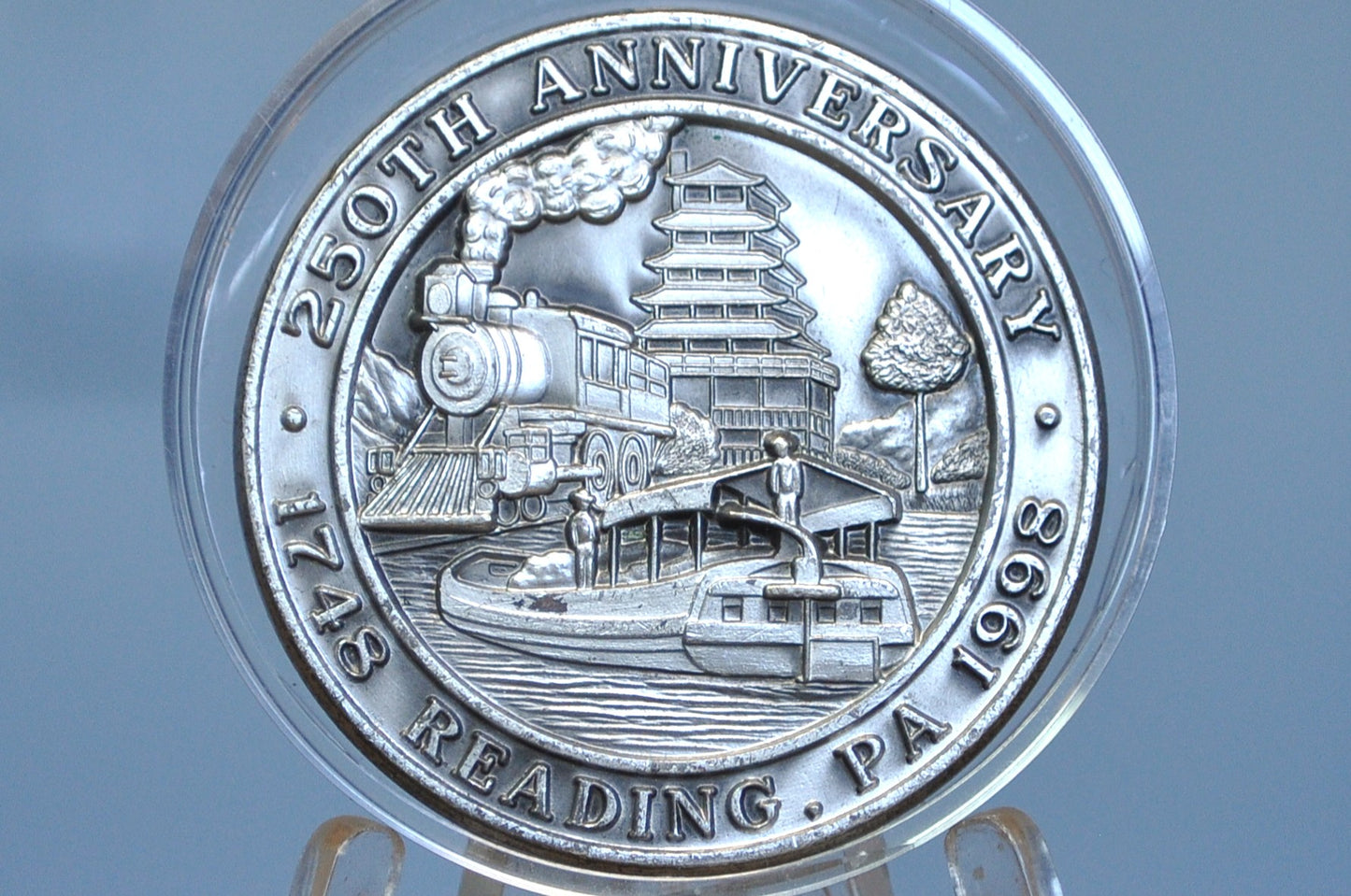 Reading PA 250th Anniversary Token 1998 - 1748-1998 Reading, PA. Bicenquinquagenary Medallion