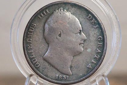1831 UK Penny Great Britain 1831 - VG Grade / Condition - King William IV - British 1 Penny From 1831, Scarce Coin