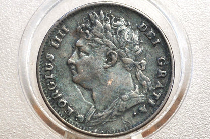 1826 UK Farthing - XF+ Detail - 1st Issue 1826 Farthing Draped Bust - Great Coin