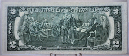 1976 Fancy Triplet Repeater Serial Number Federal Reserve 2 Dollar Note - 38176999 - 1976 Two Dollar Fancy Serial Banknote - Fr.1935-E