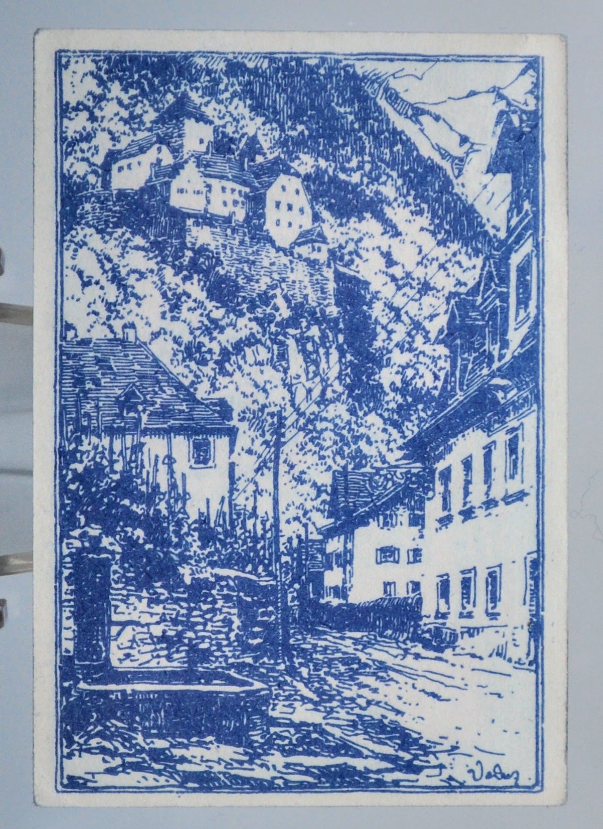 1920 Furstentum Liechtenstein 50 Heller Notgeld - Rare Liechtenstein Emergency Currency - 1920 Liechtenstein Fifty Heller Note - P#3