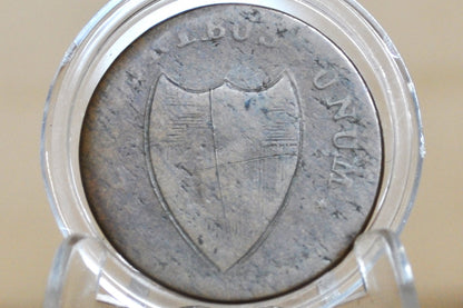 1787 New Jersey Copper - Affordable Coin - Rare US Coin 1 Cent 1787 Colonial Issue Cent, NJ Copper Horse's Head with Plow