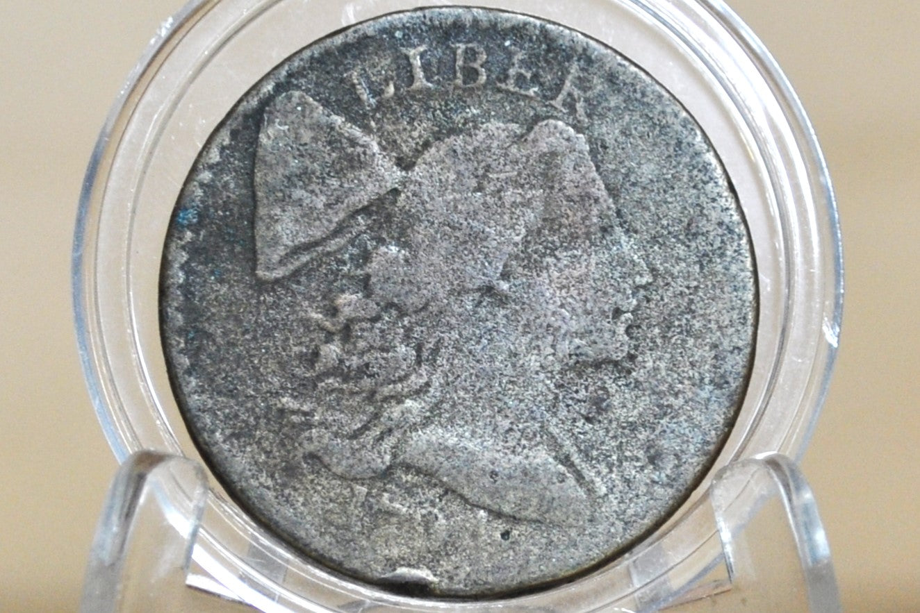 1794 Liberty Cap Large Cent - VG+ Details - Rare Coin Type - US One Cent 1794 Liberty Cap Cent