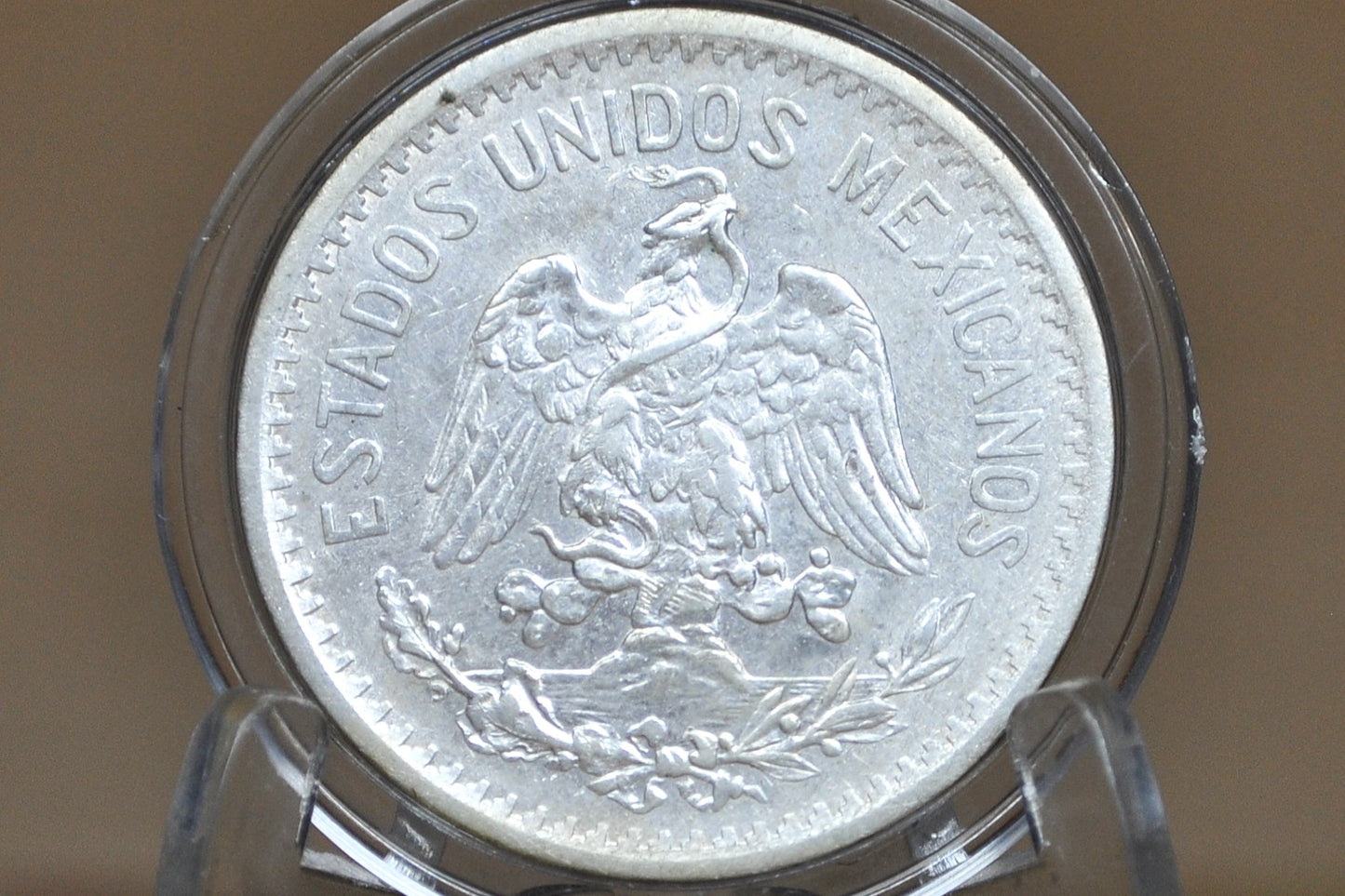 1906 Silver 50 Centavos Mexico - AU Grade - Mexican Fifty Centavos Silver Mexican Coin 1906