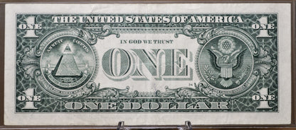 2017 Fancy Binary Pattern Serial Number 1 Dollar Note - 07747474 - 2017 One Dollar Cool Serial Number Note - Fr.3004-K