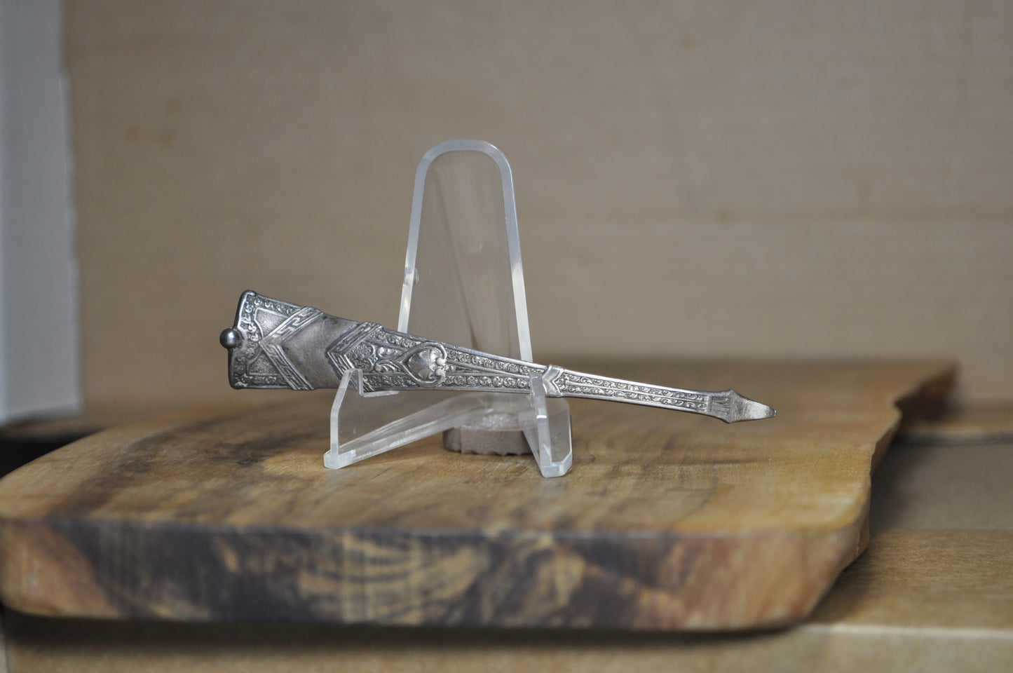 Sterling George Shiebler Amaryllis Pattern Altered Oyster/Mussel Shucker/Orange Peeler - Stamped and Tested Sterling Silver - 4.16 Inches