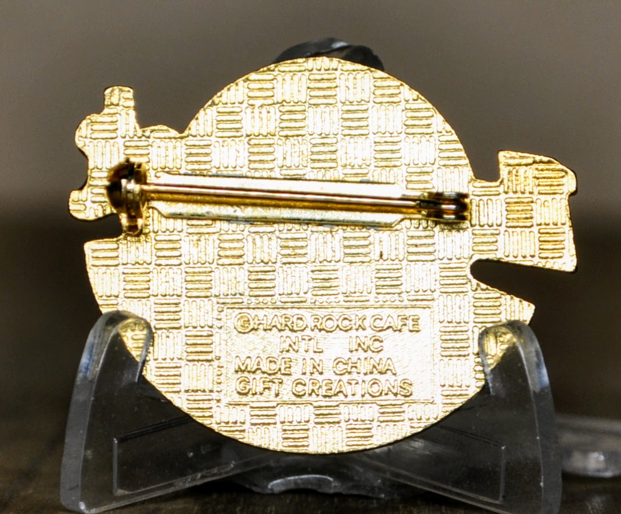 Vintage Enamel Hard Rock Cafe Boston Deadstock Pin - 1.5 Inches Wide - Awesome Retired Location Hard Rock Cafe Novelty Pin