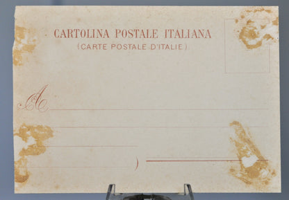 1900s Pescatori nel Golfo di Napoli Italy Artist Postcard - Unposted/Blank - Antique Richter & Co Naples Gulf Italian Lithograph Postcard