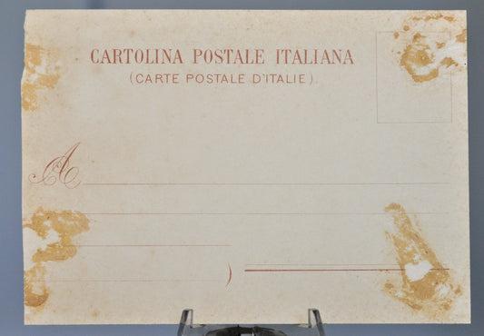 1900s Pescatori nel Golfo di Napoli Italy Artist Postcard - Unposted/Blank - Antique Richter & Co Naples Gulf Italian Lithograph Postcard