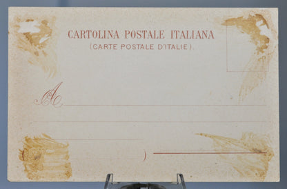 1900s Napoli Venditrici di Verdura Italy Artist Postcard - Antique Richter & Co Naples Market Italian Lithograph Postcard No. 398