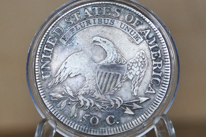1810 Capped Bust Half Dollar - VF, Nice Coin - 1810 Half Dollar US Half Dollar 1810, Rare Early Half, Low Mintage, Great Detail