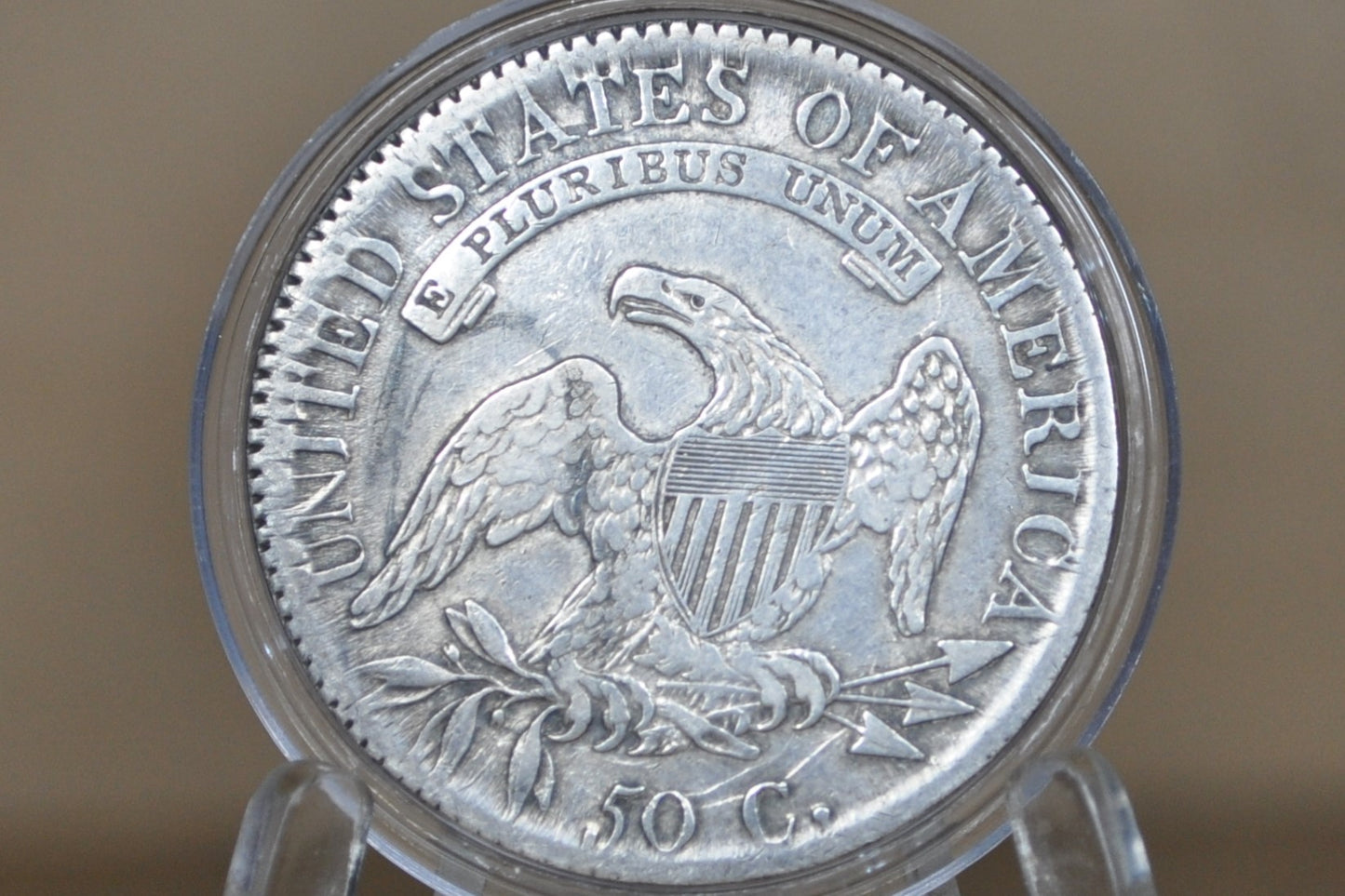 1817 Capped Bust Half Dollar - XF, Cleaned, Die Clash - Great Date - 1817 Half Dollar US Half Dollar 1817, Rare Early Half, Low Mintage Date