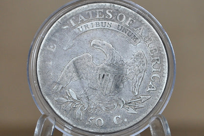1813 Capped Bust Half Dollar - VG+; Great Date - 1813 Half Dollar US Half Dollar 1813, Rare Early Half, Low Mintage