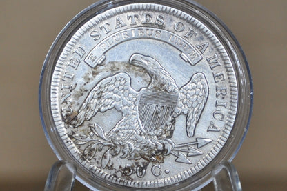 1835 Capped Bust Half Dollar - XF/AU - 1835 Half Dollar US Half Dollar 1835 Silver Half Dollar
