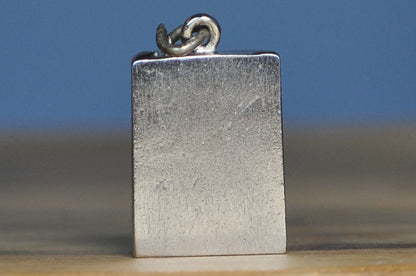 Sterling Silver Kitchen Cabinet Furniture Charm - Antique Kitchen Cabinetry Furniture Pendant