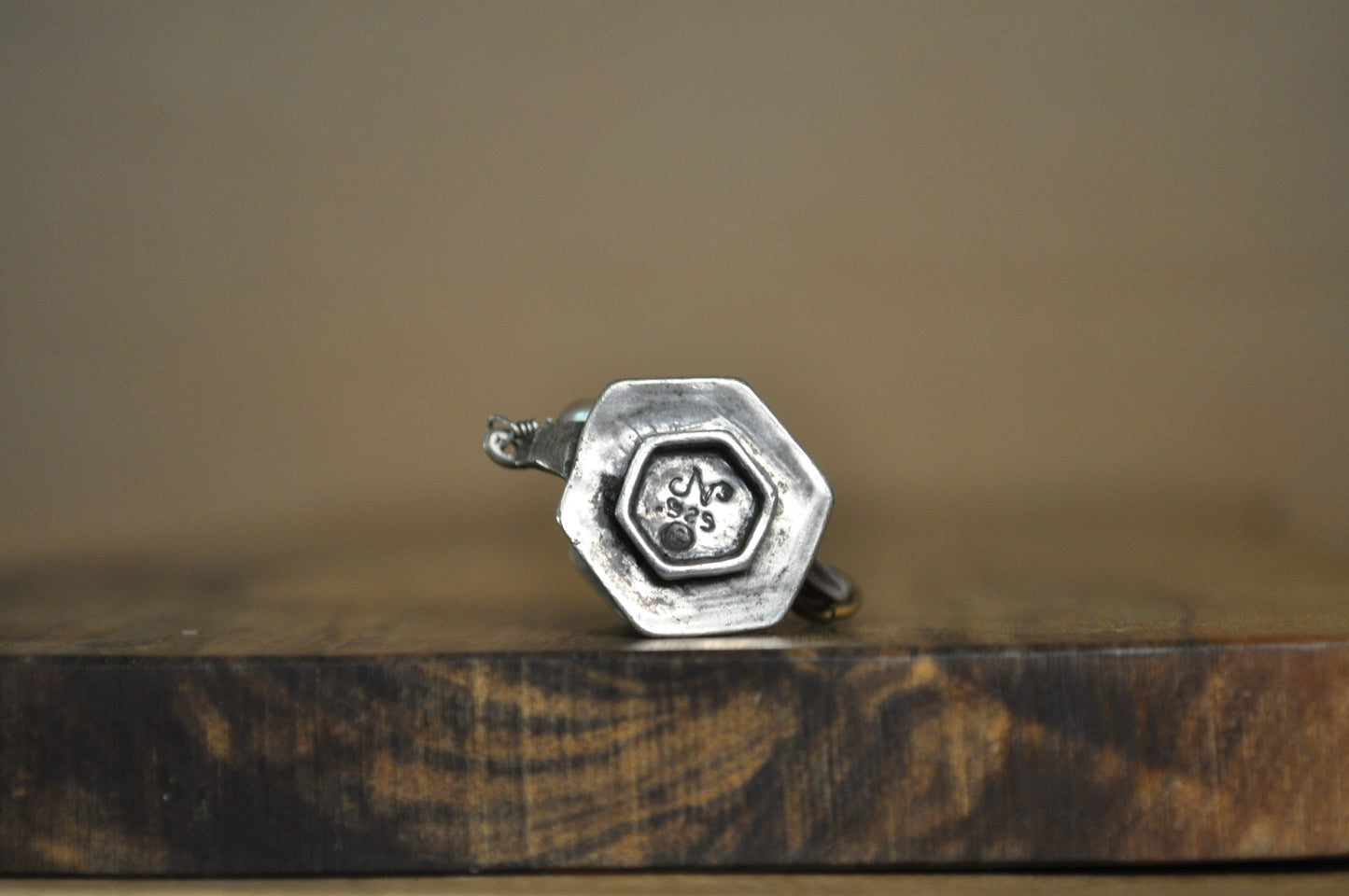 Vintage Sterling Silver Articulating Teapot with Pearl Charm - Stamped and Tested Sterling Silver - Signed N - Victorian Charms