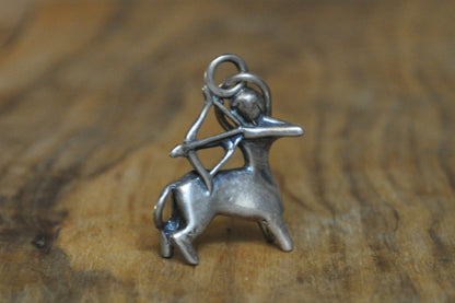 Silver Centaur/Sagittarius Pendant - Tested Sterling Silver - Astrology Pendant - Mythological Pendant