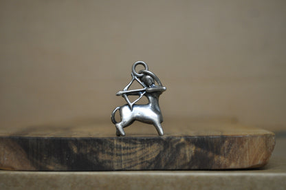 Silver Centaur/Sagittarius Pendant - Tested Sterling Silver - Astrology Pendant - Mythological Pendant