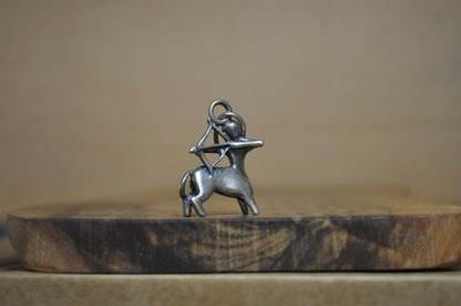 Silver Centaur/Sagittarius Pendant - Tested Sterling Silver - Astrology Pendant - Mythological Pendant