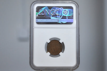 1931-S Wheat Penny - F12 (Fine) Grade / Condition, NGC Certified - San Francisco Mint - Key Date Wheat - 1931S Wheat Back Cent Wheat Ear 1931 S