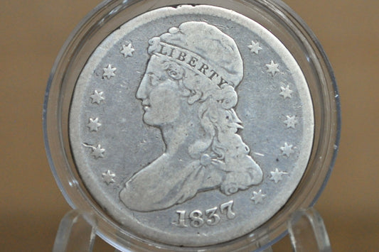 1837 Capped Bust Half Dollar - Good; Affordable Coin, Competitive Price - 1837 Half Dollar US Half Dollar 1837