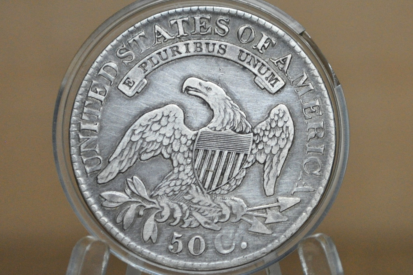 1827 Capped Bust Half Dollar - XF Detail; Old Cleaning - 1827 Half Dollar US Half Dollar 1827