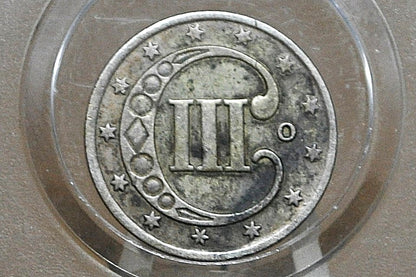 1851-O Three Cent Silver US Coin - VG (Very Good) Grade / Condition - 1851O 3 Cent Trimes Silver 3 Cent Piece 1851 O Mint - Rare Date!